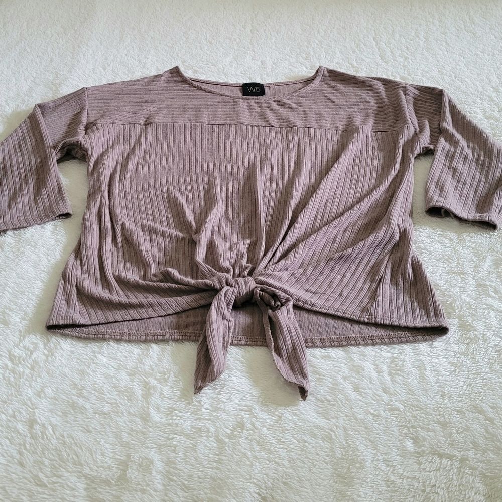W5🖐️ by Anthropologie Ribbed Tie🎀 Bottom T - Picture 10 of 14